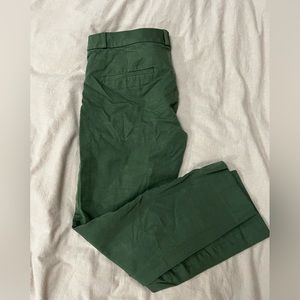 Banana Republic green Sloan pant size 8